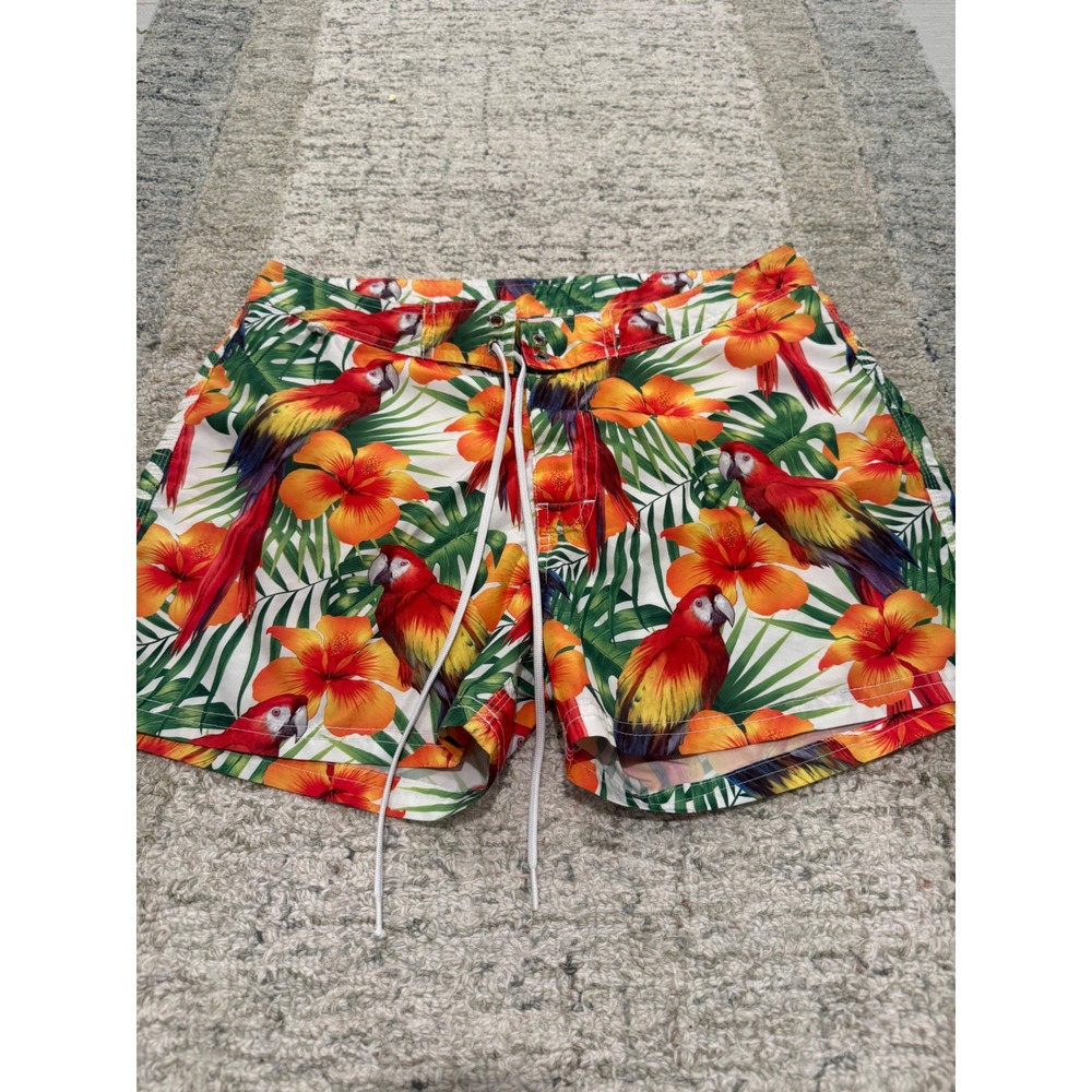 Men's sundek parrot rainbow board shorts